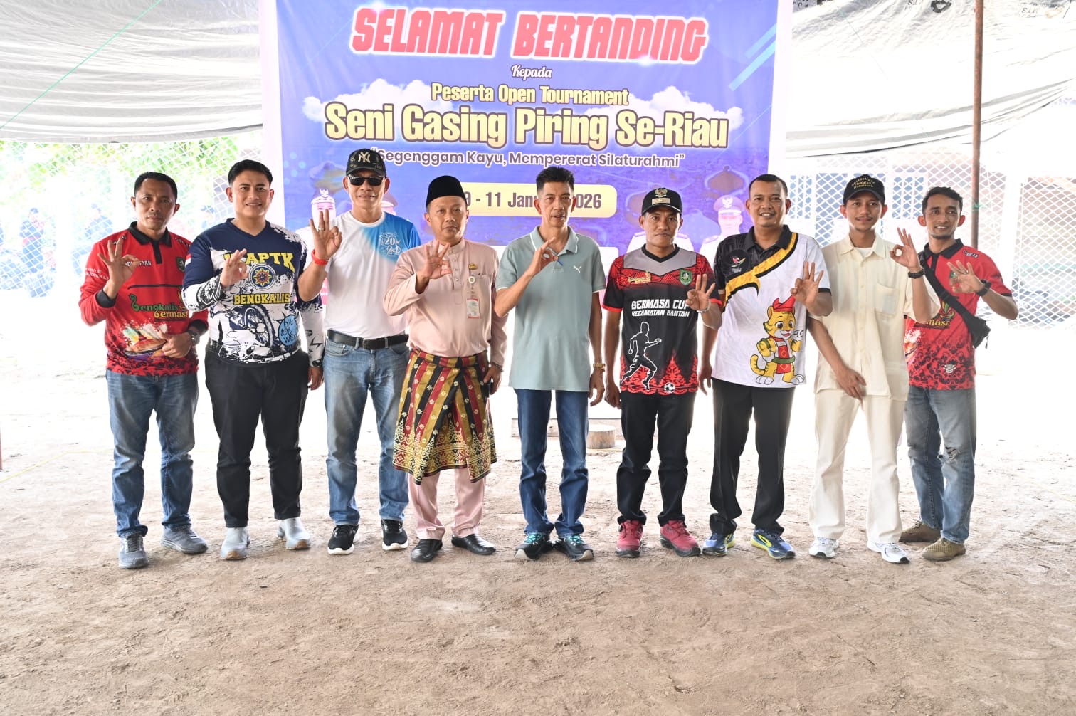 KADISPARBUDPORA HADIRI PEMBUKAAN TURNAMEN GASING PIRING SE-PROVINSI RIAU