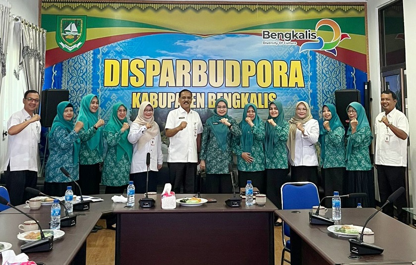 Kadisparbudpora Terima Kunjungan dari TP PKK Kabupaten Bengkalis