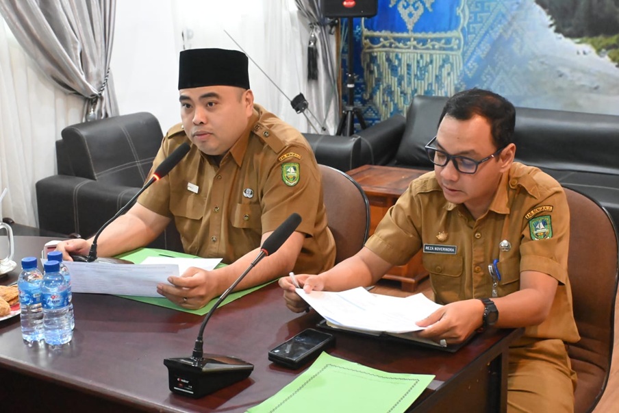 Ardiansyah Pimpin Rapat Evaluasi Program Disparbudpora