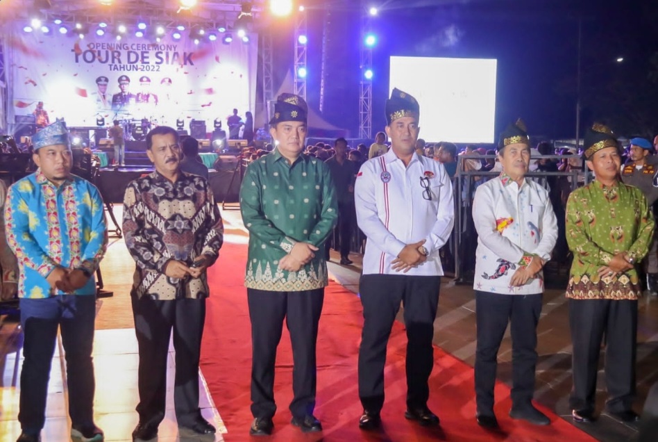 Edi Sakura Wakili Bupati Kasmarni Hadiri Opening Ceremony Tour De Siak Tahun 2022