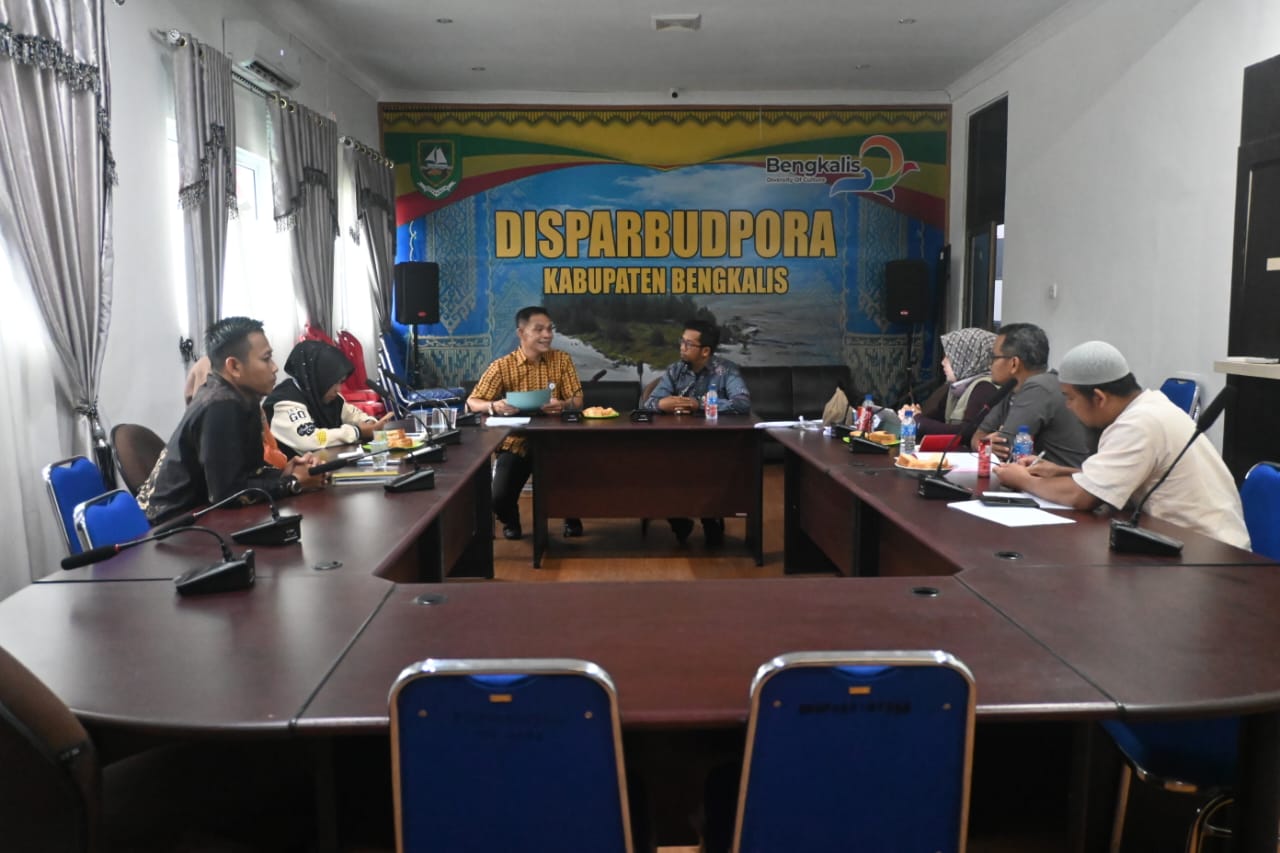 Dalam Rangka Penelitian, Disparbudpora Bengkalis Sambut Baik Kunjungan Dari Universitas Riau