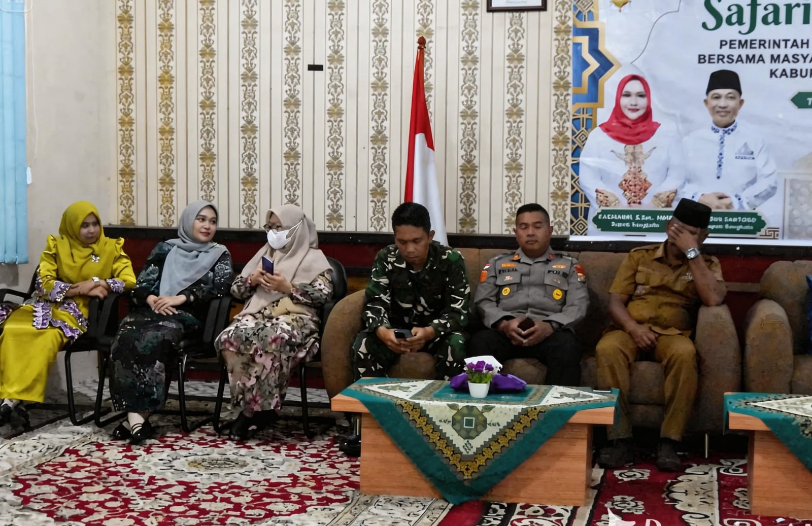 Dampingi Bupati Bengkalis Safari Ramadhan Di Kecamatan Rupat