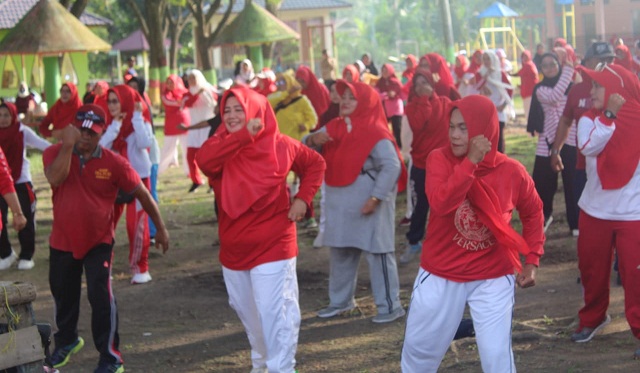 Songsong Hari Kemerdekaan Republik Indonesia, Perwatusi Gelar Senam Osteoporosis