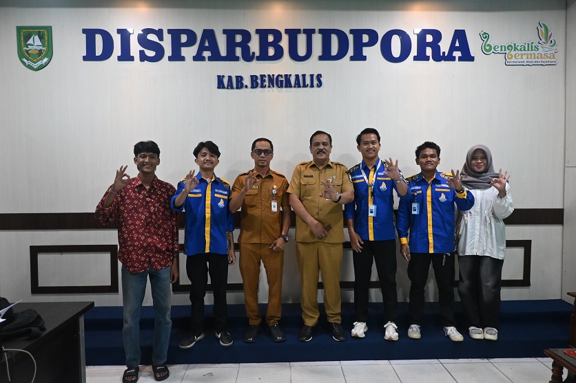 Kadisparbudpora Terima Audiensi BEM Politeknik Negeri Bengkalis, Perkuat Sinergi Program