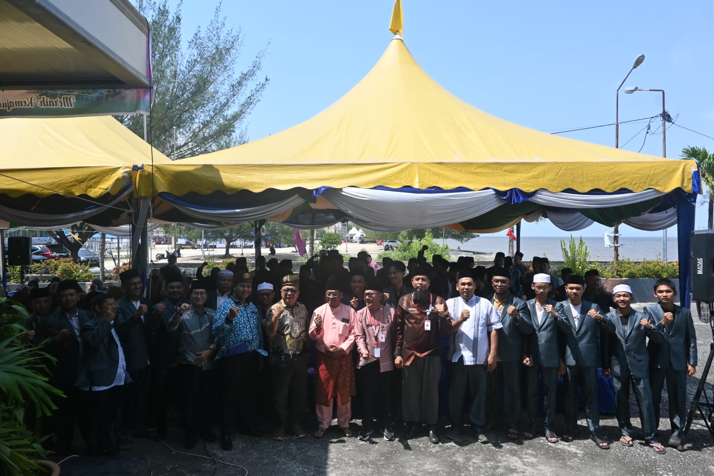 Pemkab Bengkalis Sambut Baik Kedatangan Kafilah Yang Tiba Di Pulau Bengkalis.