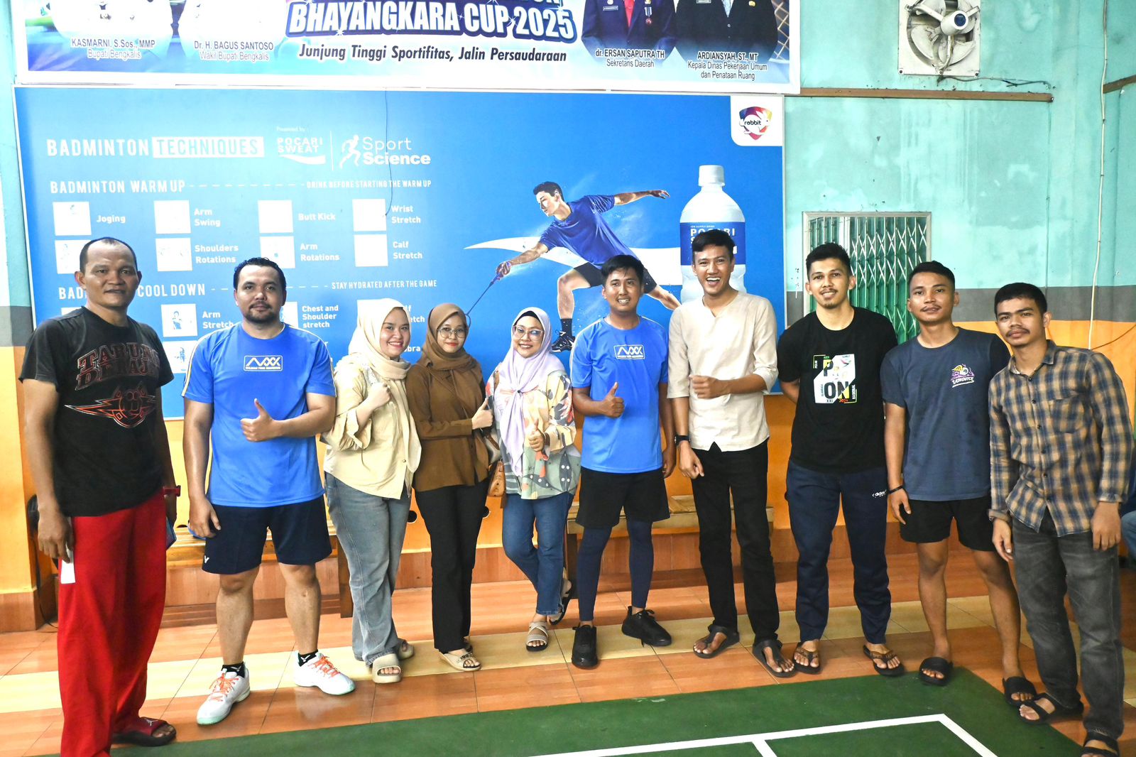 Disparbudpora Tunjukkan Sportivitas di Korpri Bengkalis Cup VII 2025