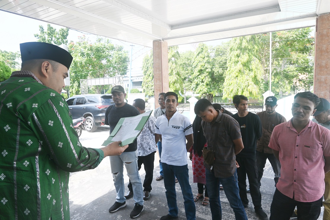 Kepala Disparbudpora Bengkalis Gelar Pertemuan Bersama Tenaga Kebersihan dan Keamanan LAMR Kabupaten Bengkalis