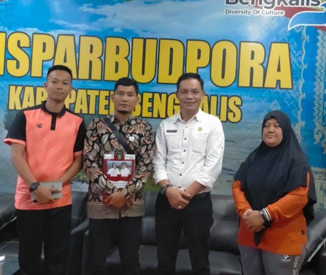 KABID PARIWISATA & JAJARAN TERIMA KUNJUNGAN DARI BADAN RESTORASI GAMBUT DAN MANGROVE (BRGM) RI WILAYAH KABUPATEN BENGKALIS