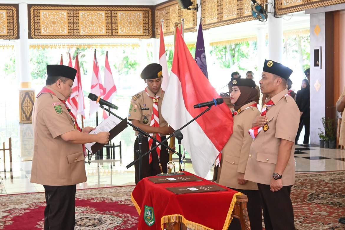 Semangat Baru Pramuka Bengkalis, Mabicab, Kwarcab dan LPK Resmi Dilantik