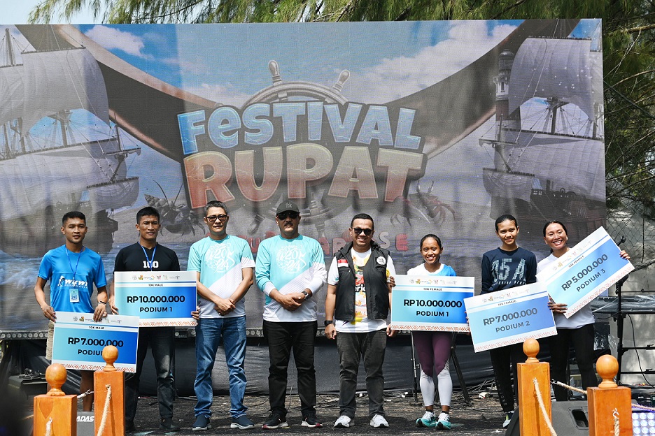 Inilah Pemenang Running 10K Dan Perlombaan Tradisinal Budaya Lokal Festival Rupat