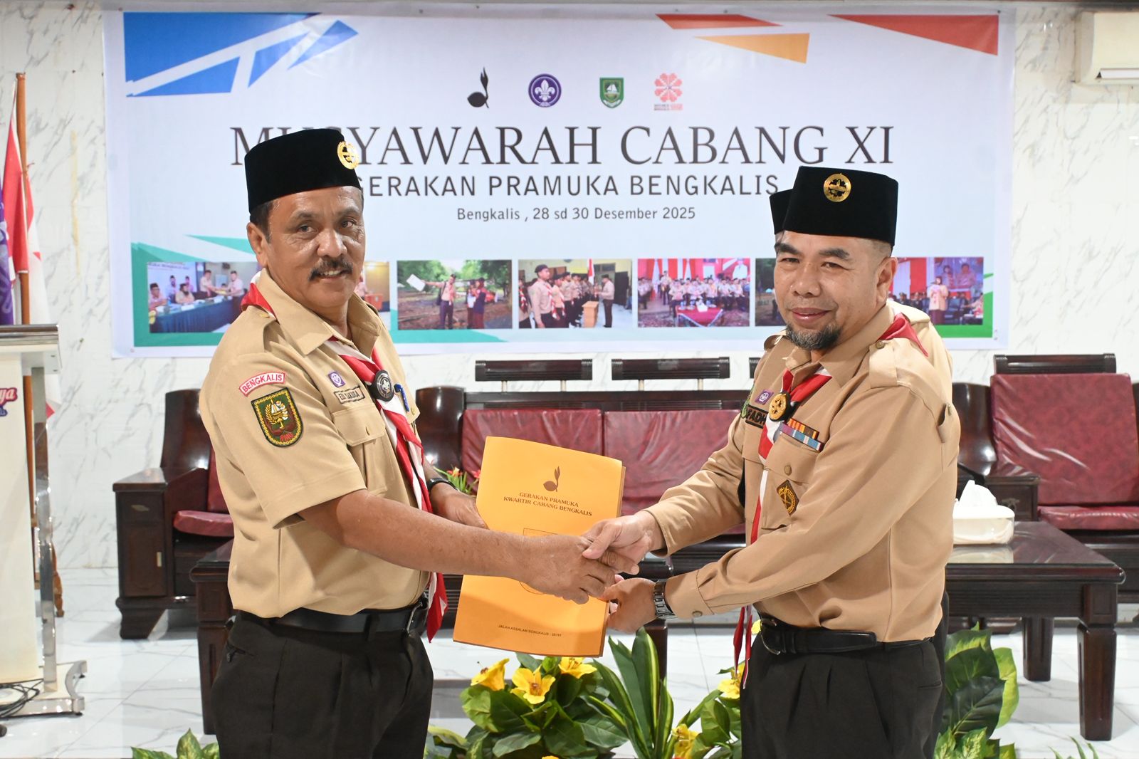 Edi Sakura Terpilih sebagai Ketua Kwarcab Pramuka Bengkalis 2025–2030, Usung Generasi Berkarakter dan Berdaya Saing