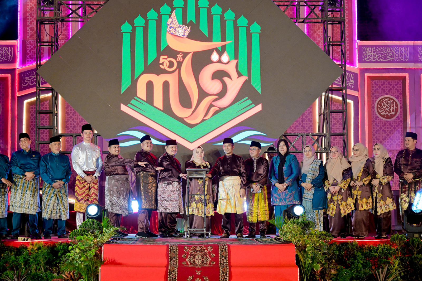 Pembukaan MTQ Ke-50 di Kecamatan Mandau Berlangsung Sukses