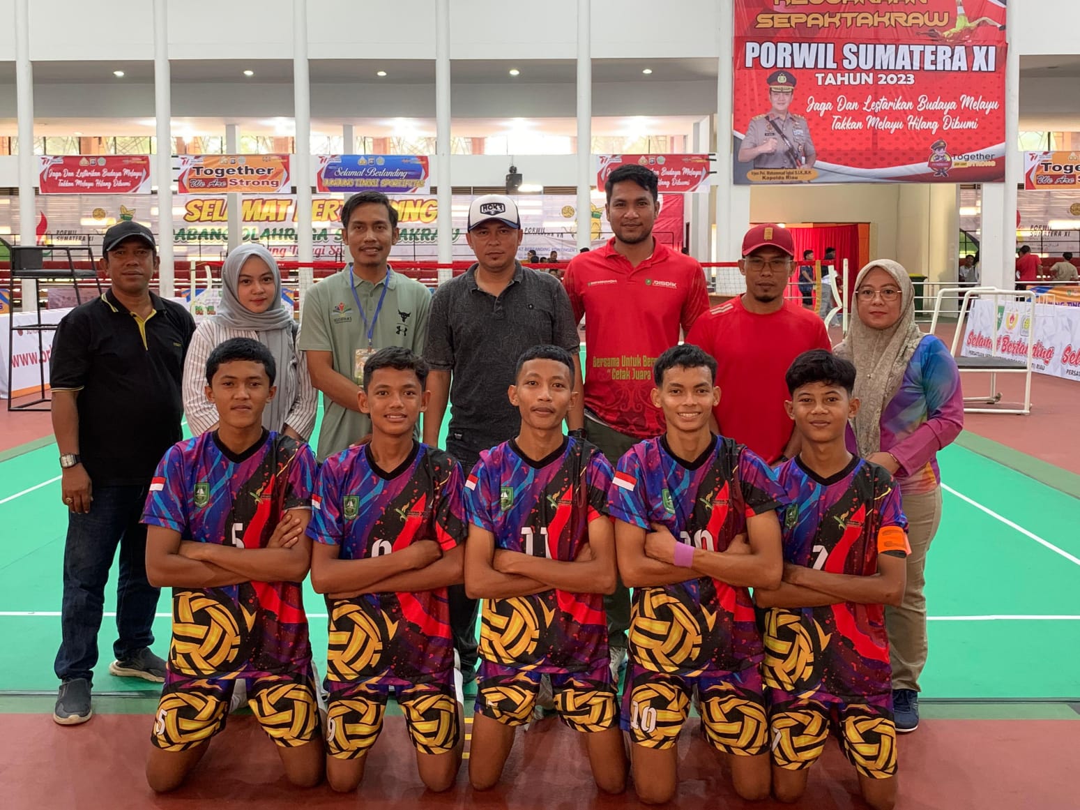 REGU PUTRA MASUK KE FINAL SETELAH MENANG MELAWAN SIAK