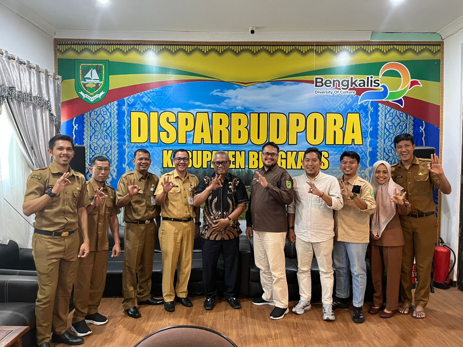 Bengkalis Jadi Tujuan Studi Dispora Inhu dalam Pengelolaan RAD dan DOD