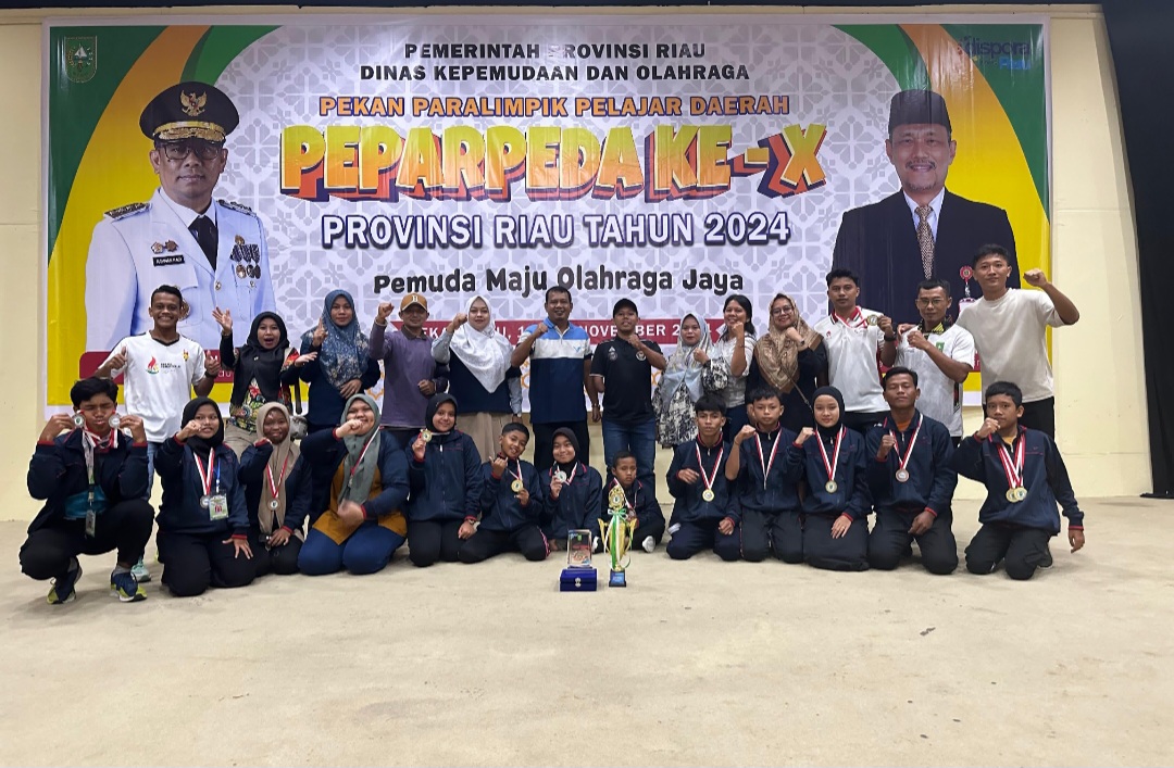 Bengkalis Raih Juara Umum PEPARPEDA X 2024