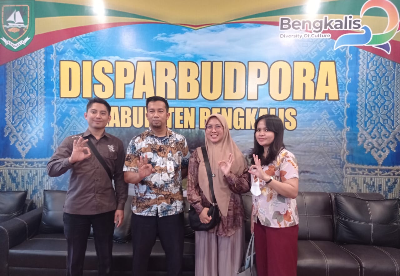 Kadis Parbudpora melalui Jabatan Fungsional Perencana Ahli Muda Menerima Kunjungan Dari Dinas Pariwisata Provinsi Riau