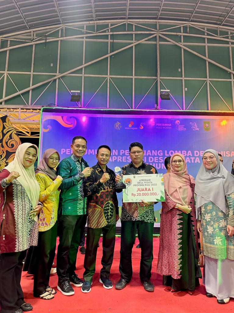 Desa Wisata Tanjung Punak Rupat Kabupaten Bengkalis Berhasil Meraih  Juara 1 Lomba Apresiasi Desa Wisata Riau Tahun 2023