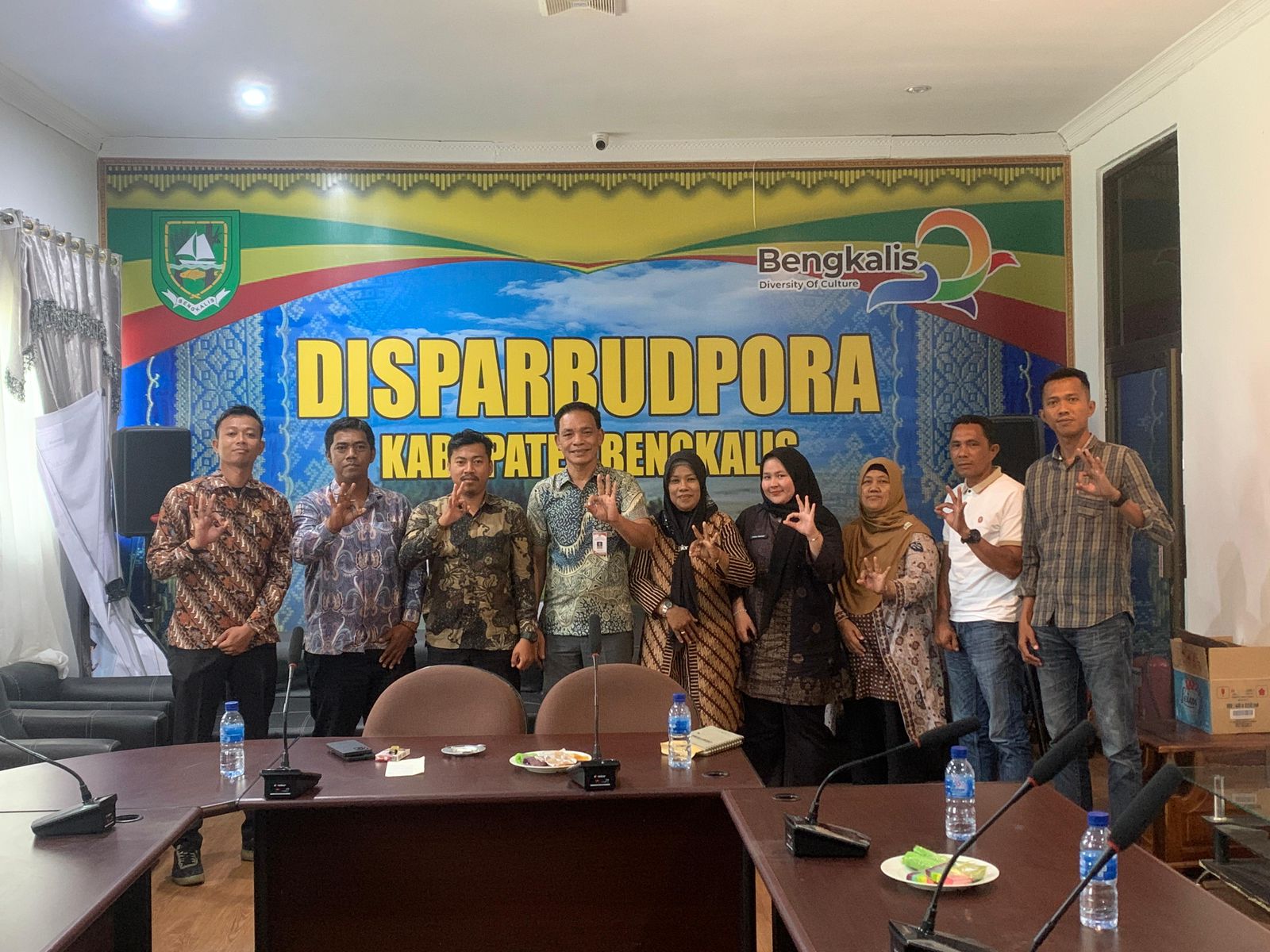Audiensi ke Disparbudpora, Desa Bantan Sari Usulkan Gasing Piring Jadi Ikon Wisata Budaya