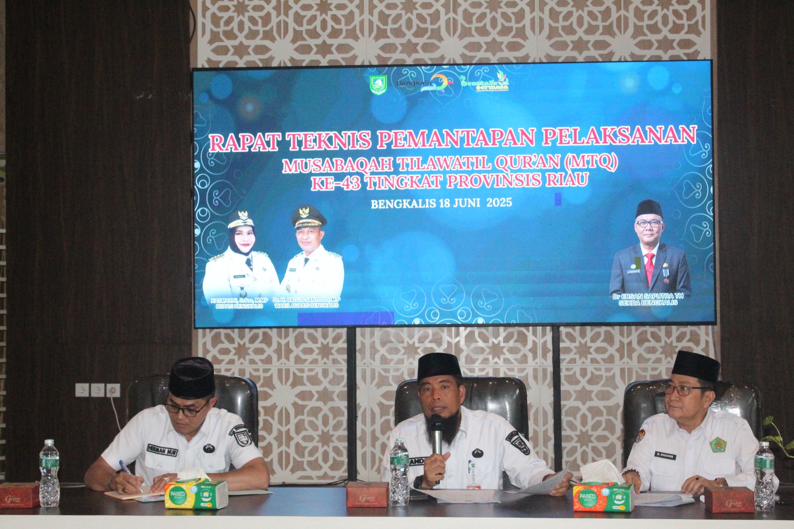 Rapat Teknis Pemantapan Pelaksanaan MTQ Ke – 43 Tingkat Provinsi Riau Tahun 2025